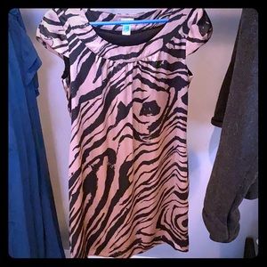 Animal Print Shift Dress